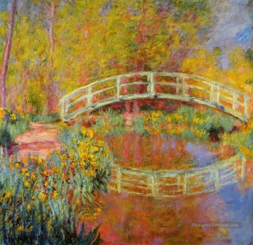  japonais Galerie - Le pont japonais à Giverny Claude Monet Fleurs impressionnistes